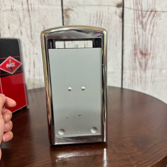 Coca Cola Licensed collectible napkin dispenser Vintage 80s 90s 2 piece set GUC - Picture 8 of 15